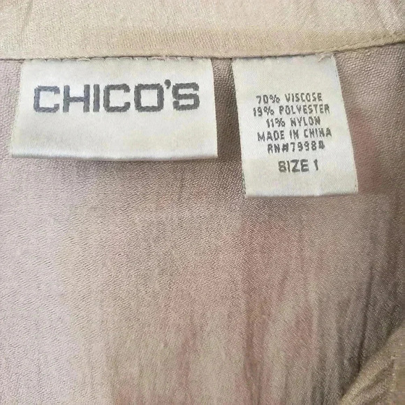 Chico's Gold Jacket - Picture 4 of 5